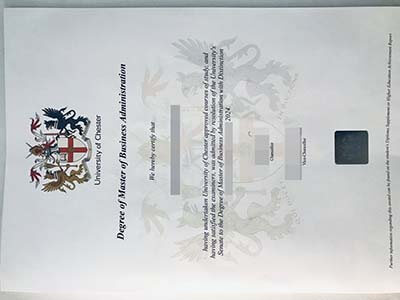 University of Chester diploma