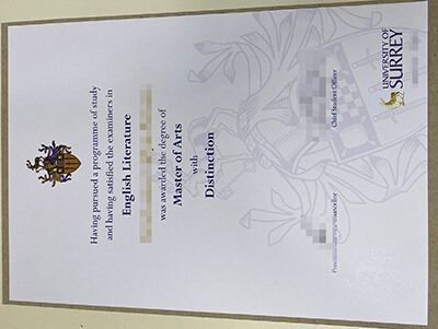 University of Surrey diploma