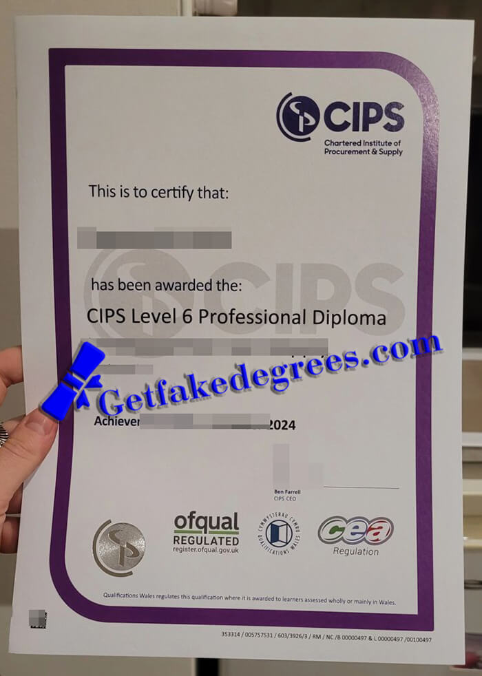 buy CIPS Level 6 Professional diploma