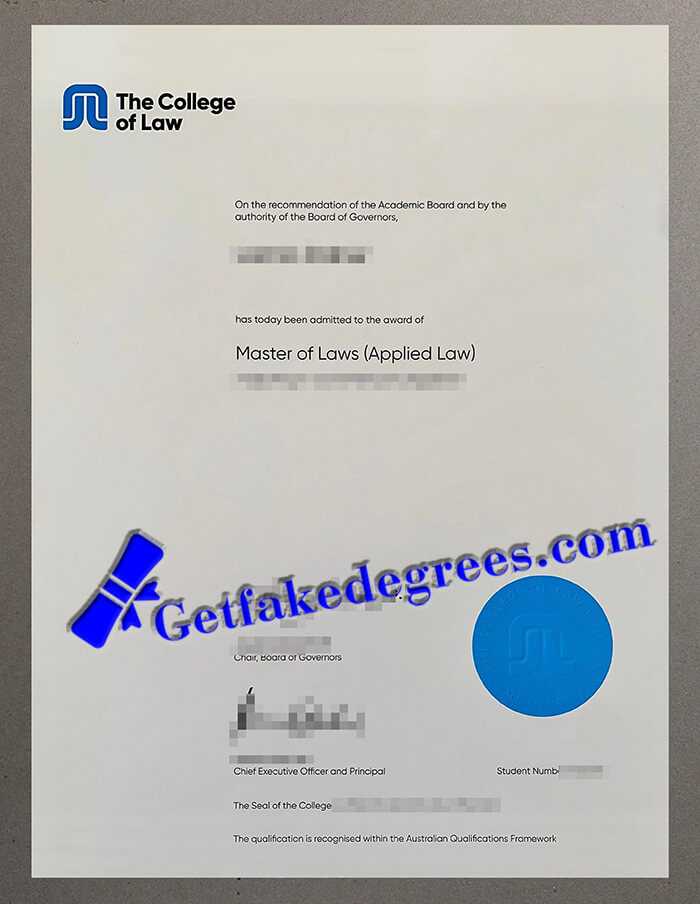 buy College of Law diploma