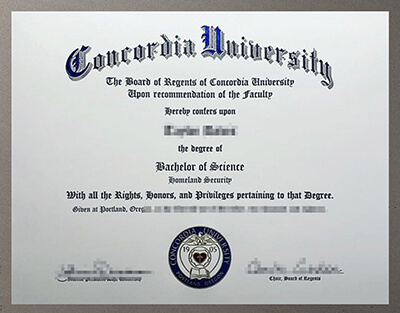 Concordia University Oregon diploma