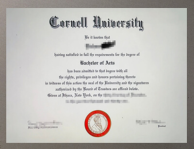 Cornell University diploma