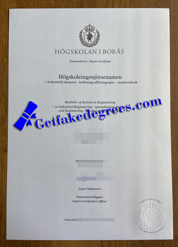 University of Borås diploma