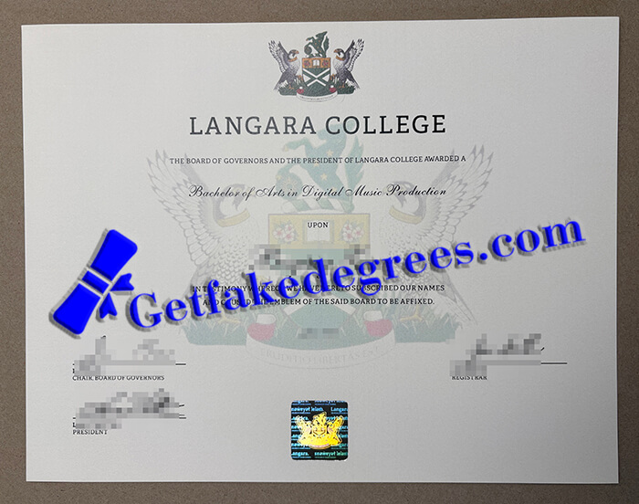 Langara College diploma