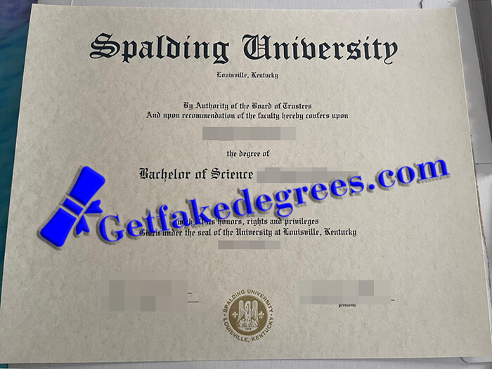 Spalding University diploma