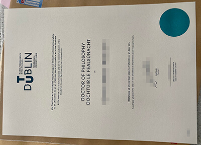 Technological University Dublin certificate