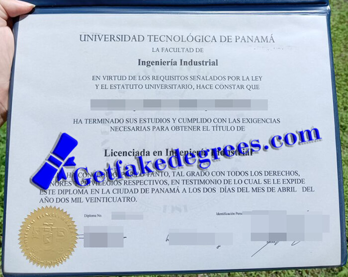 Technological University of Panama diploma