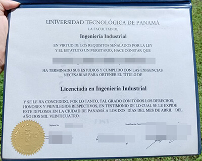 Technological University of Panama diploma