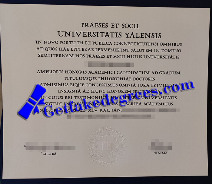 Universitatis Yalensis degree