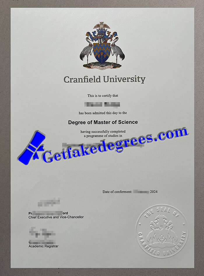 Cranfield University diploma