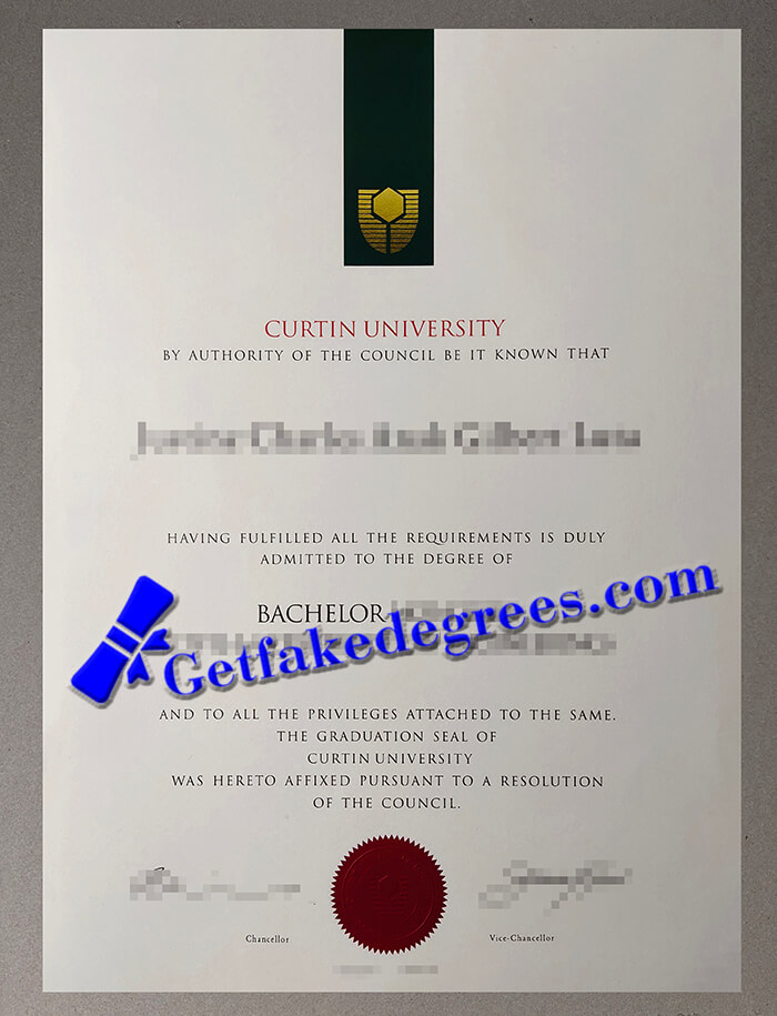 Curtin University diploma