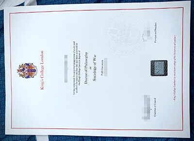 King's College London diploma