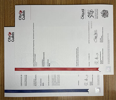 City and Guilds Level 3 diploma