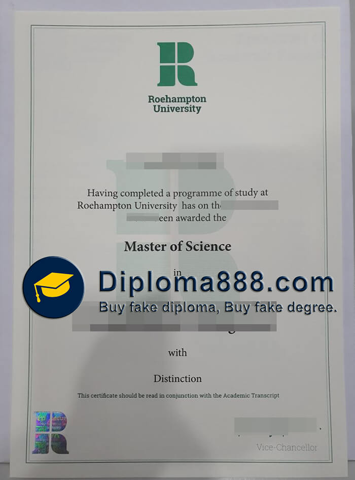 Roehampton University diploma