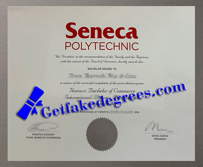 Seneca Polytechnic diploma