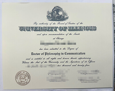 University of Illinois Chicago diploma