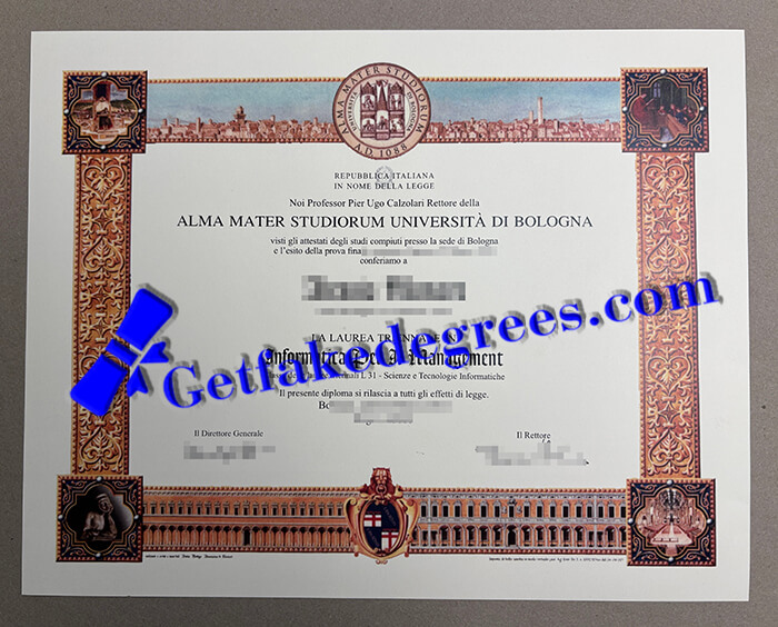 Università di Bologna diploma