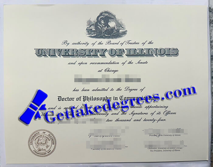 University of Illinois Chicago diploma